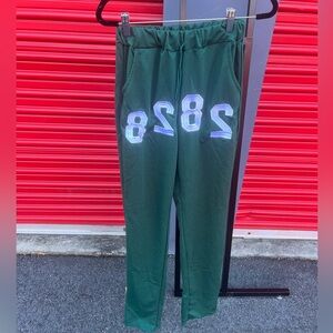 Green 28 joggers